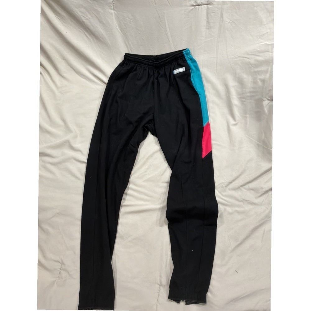 Vintage 90s Hind Cycling Pants Leggings Workout, Sz MED, Pockets, USA, Zip Ankle